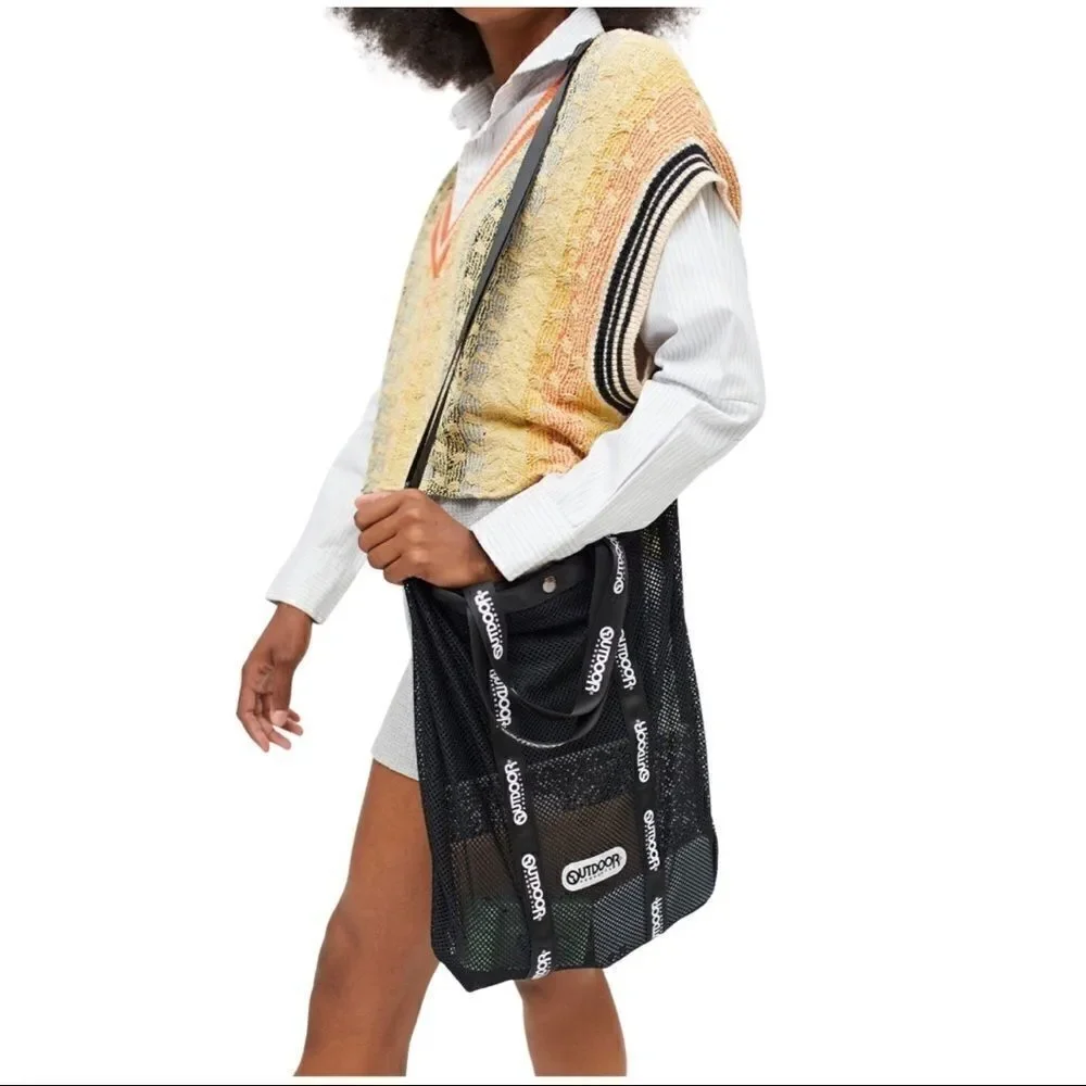 Outdoor Products Black Mesh Tote Bag